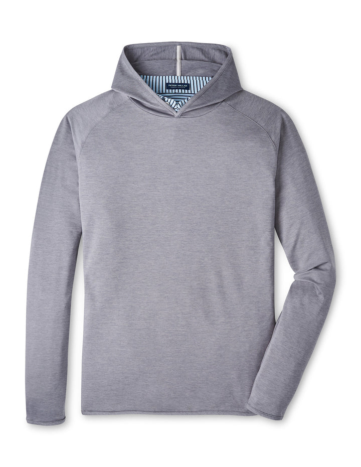 Peter Millar Stealth Performance Hoodie: Oslo Grey