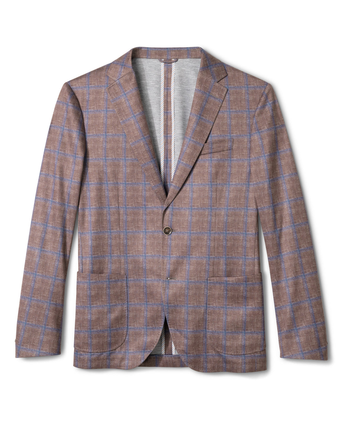 Johnnie O Abby Pane Top Shelf Printed Knit Sport Coat: Mocha