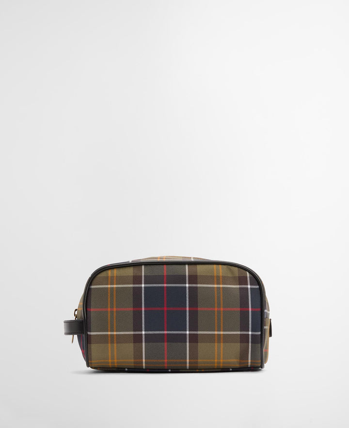 Barbour Tartan Washbag: Classic/Beacon
