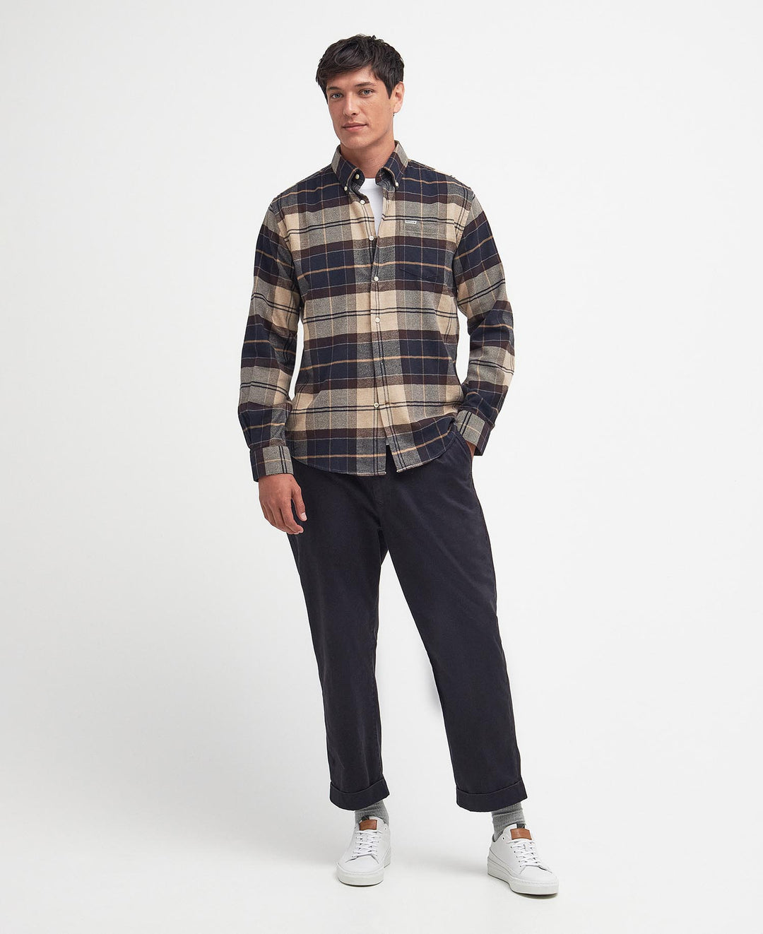 Barbour Hogside Tartan Regular Fit Long-Sleeved Shirt: Autumn Dress