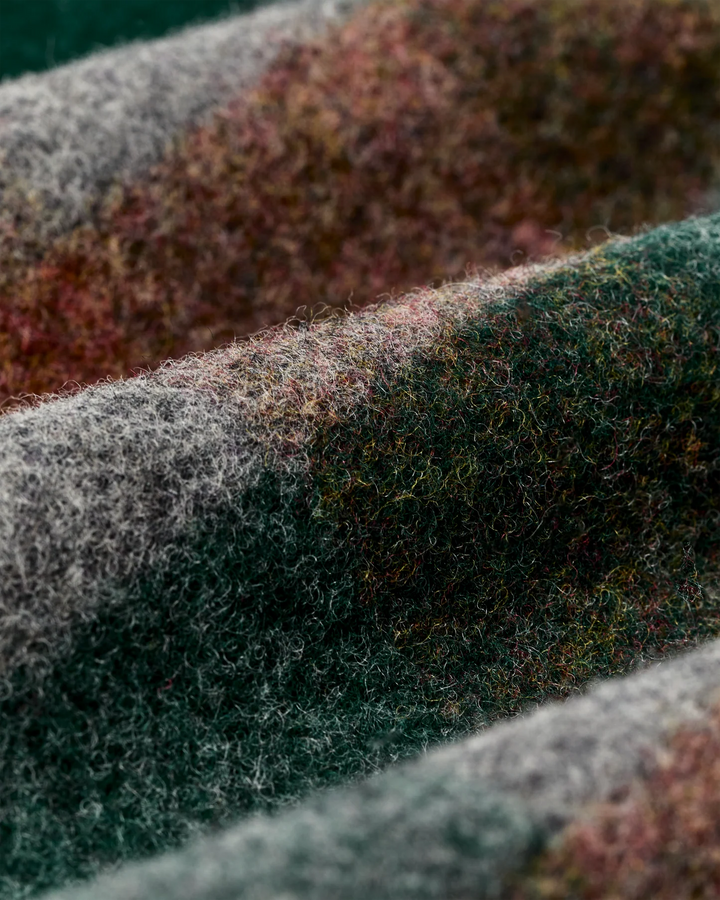 Filson Mackinaw Wool Jac-shirt: Green/Orange/Gray Plaid