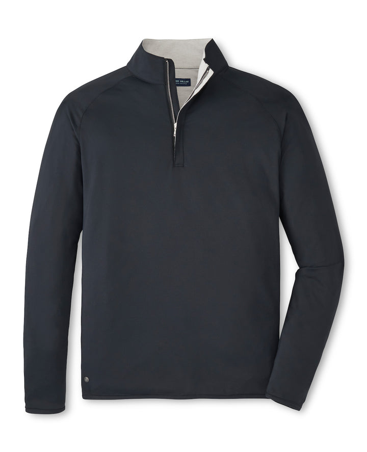 Peter Millar Stealth Performance Quarter-Zip: Black