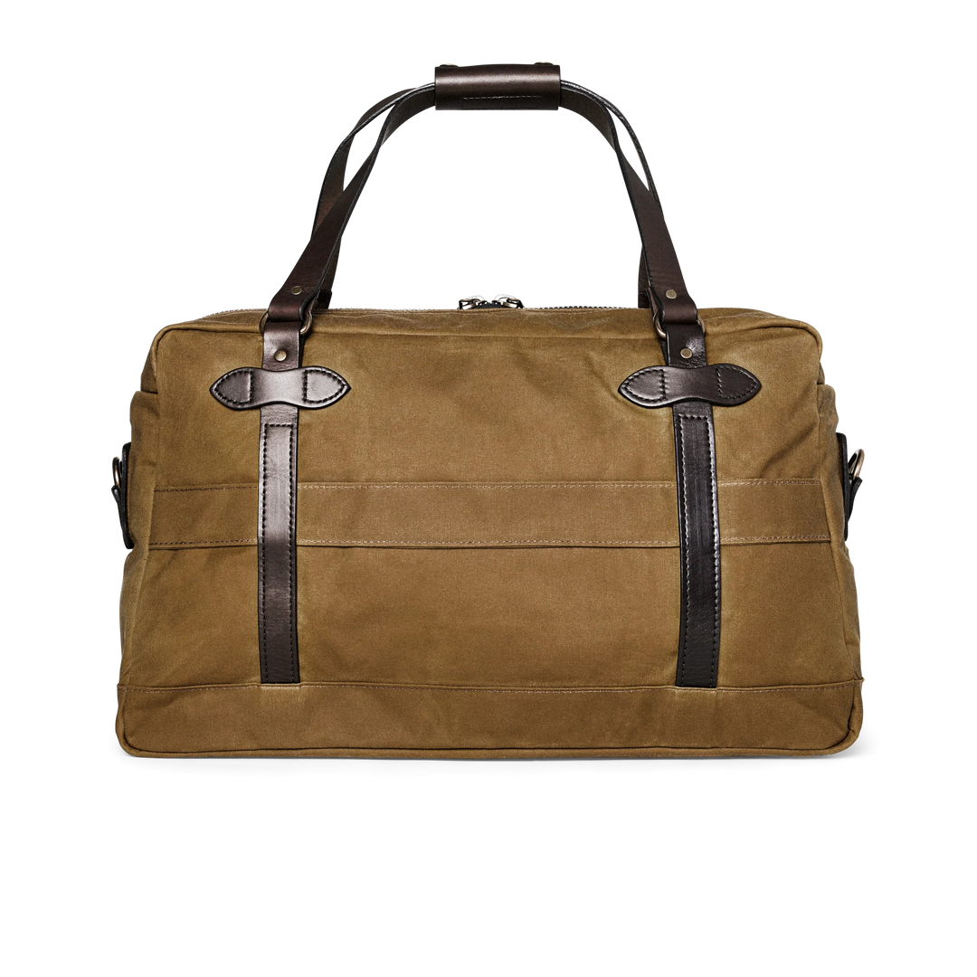 Filson 48 Hour Tin Cloth Duffle Bag: Dark Tan