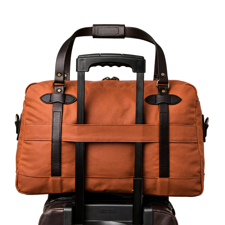 Filson 48 Hour Tin Cloth Duffle Bag: Rust