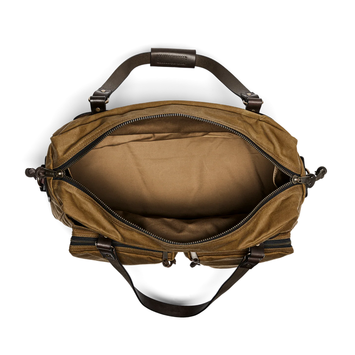 Filson 48 Hour Tin Cloth Duffle Bag: Dark Tan