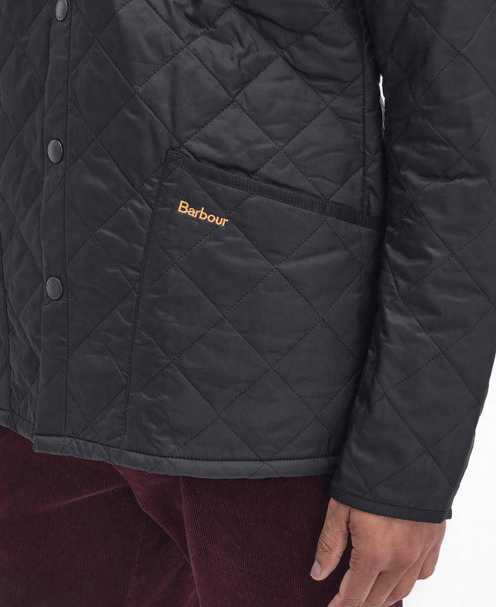 Barbour Heritage Liddesdale Quilted Jacket: Black