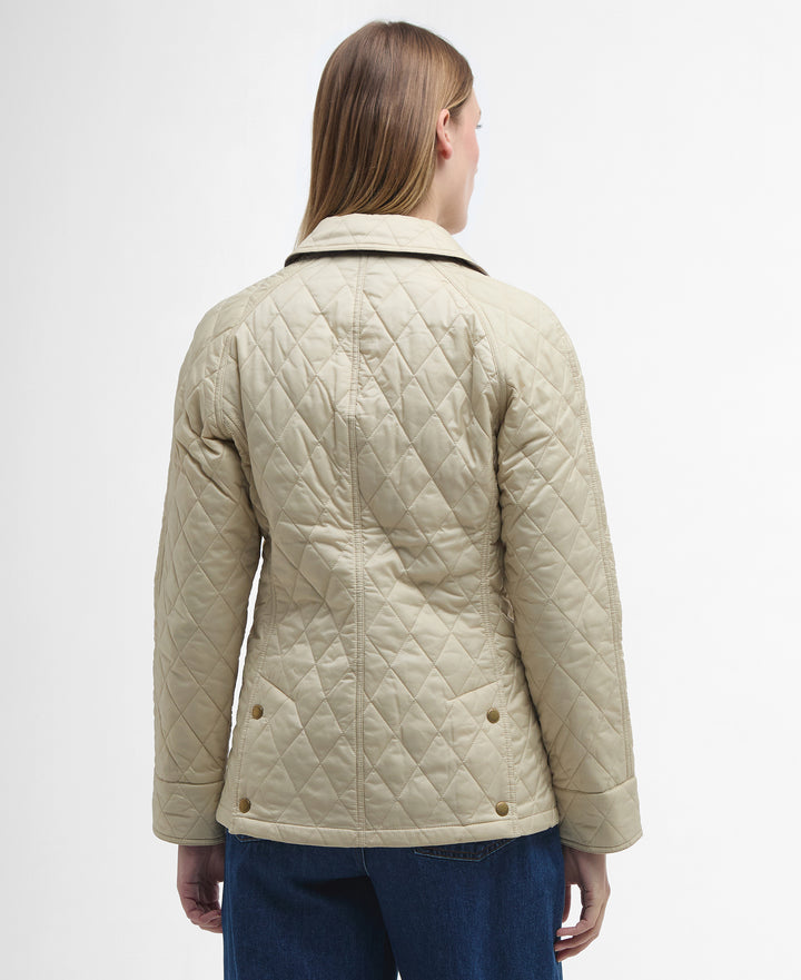 Barbour Summer Beadnell Quilted Jacket: Pearl