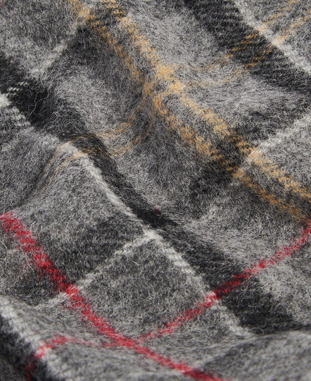 Barbour Tartan Lambswool Scarf: Modern