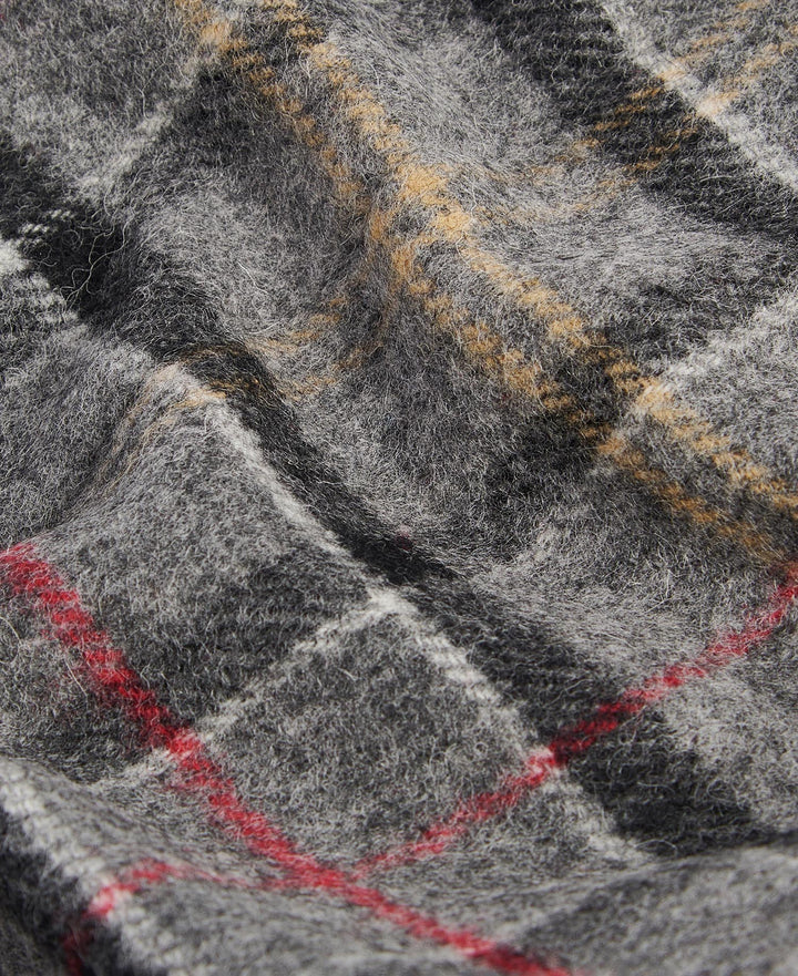 Barbour Tartan Lambswool Scarf: Modern