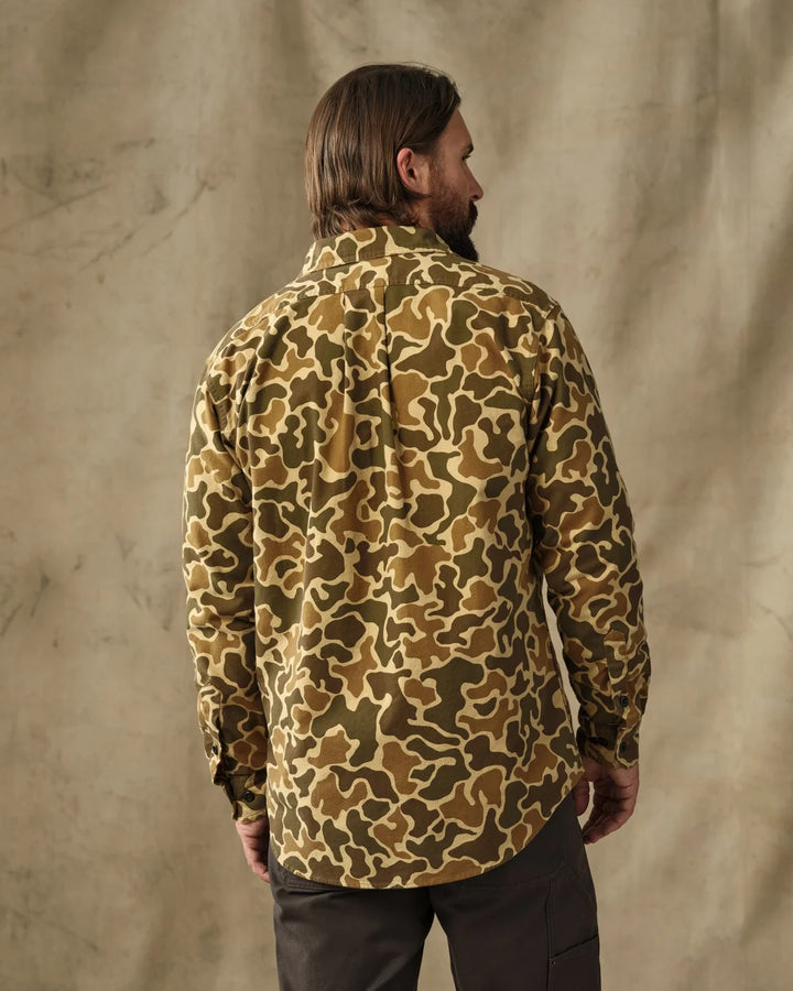 Filson Field Flannel Shirt: Buckskin Camo