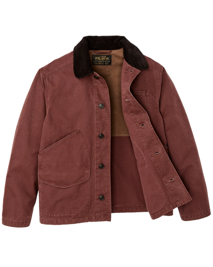 Filson Canvas Outfitter Jacket: Sequoia