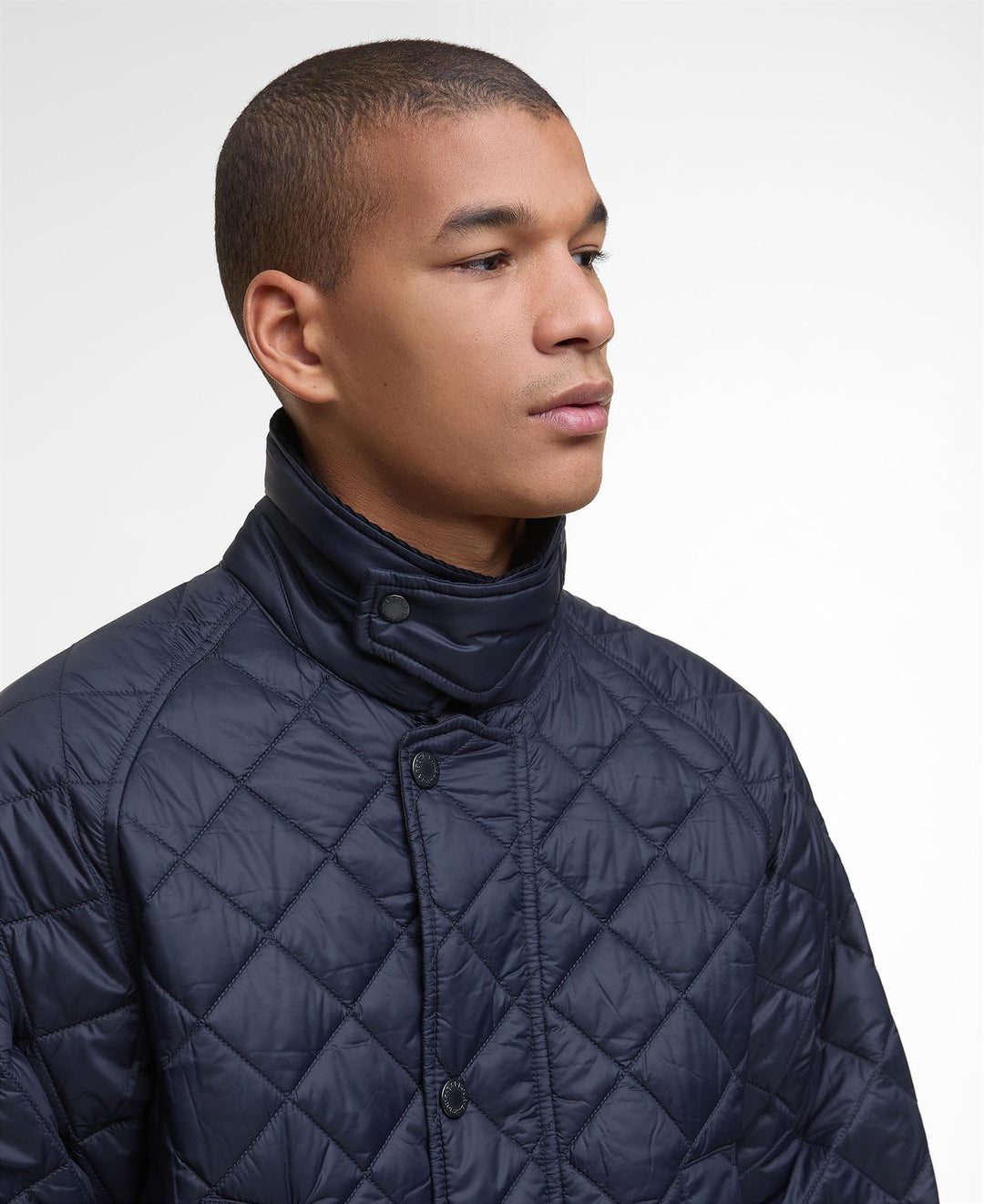 Barbour Essential Bedale Quilted Jacket: Navy