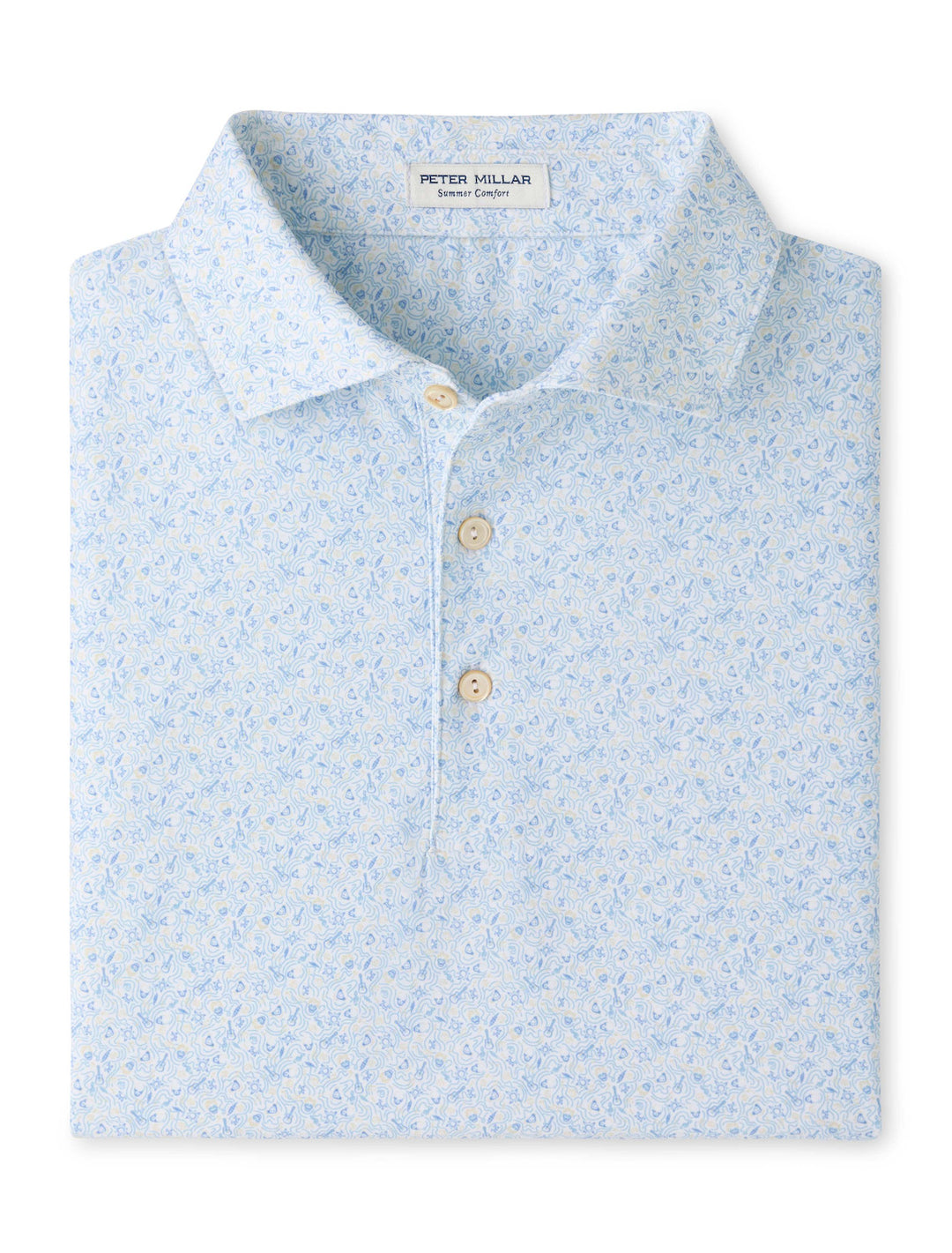 Peter Millar Andover Performance Jersey Polo: White