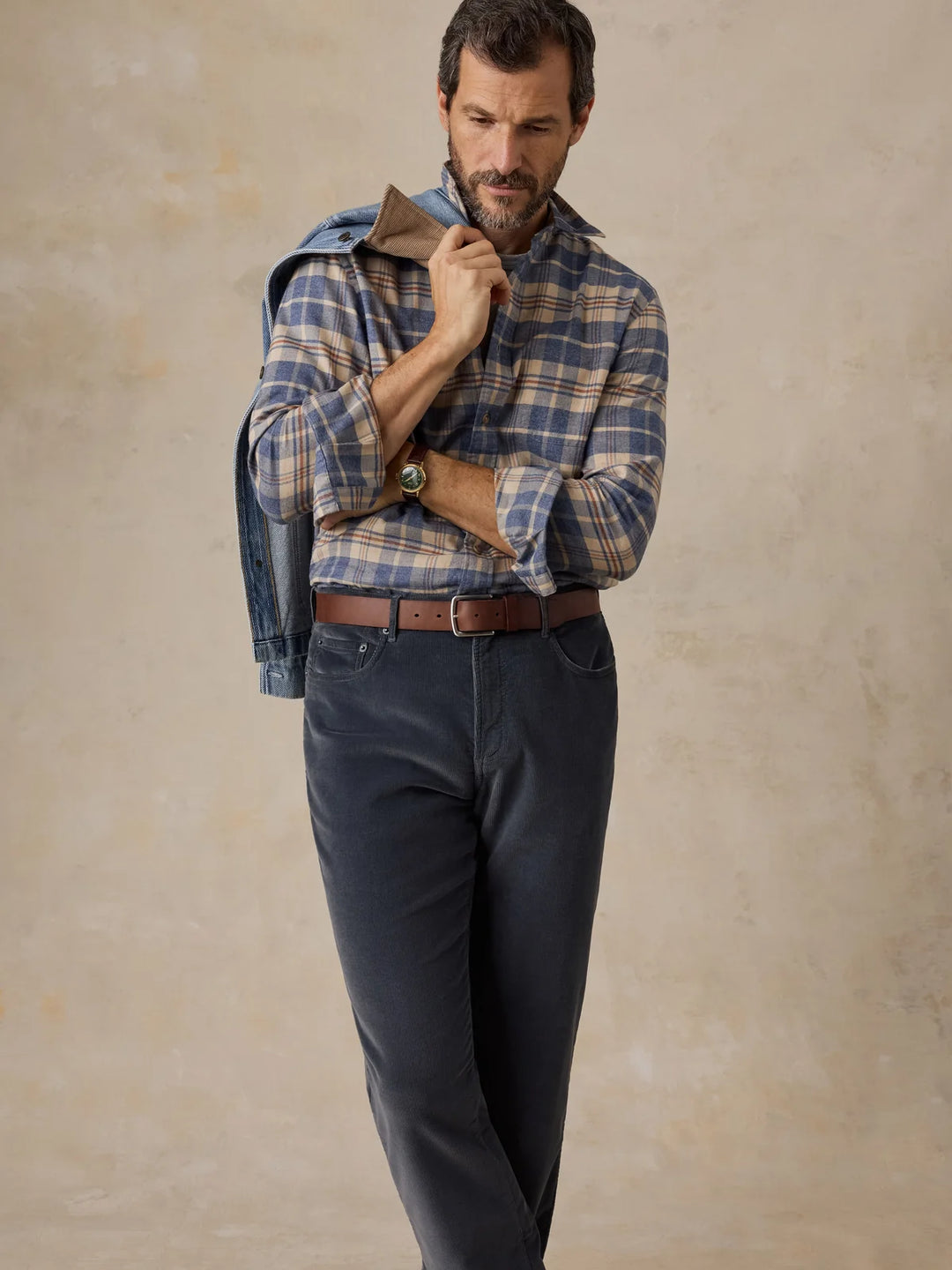 Faherty Timberline Brushed Twill Shirt: Moraine Hills Plaid
