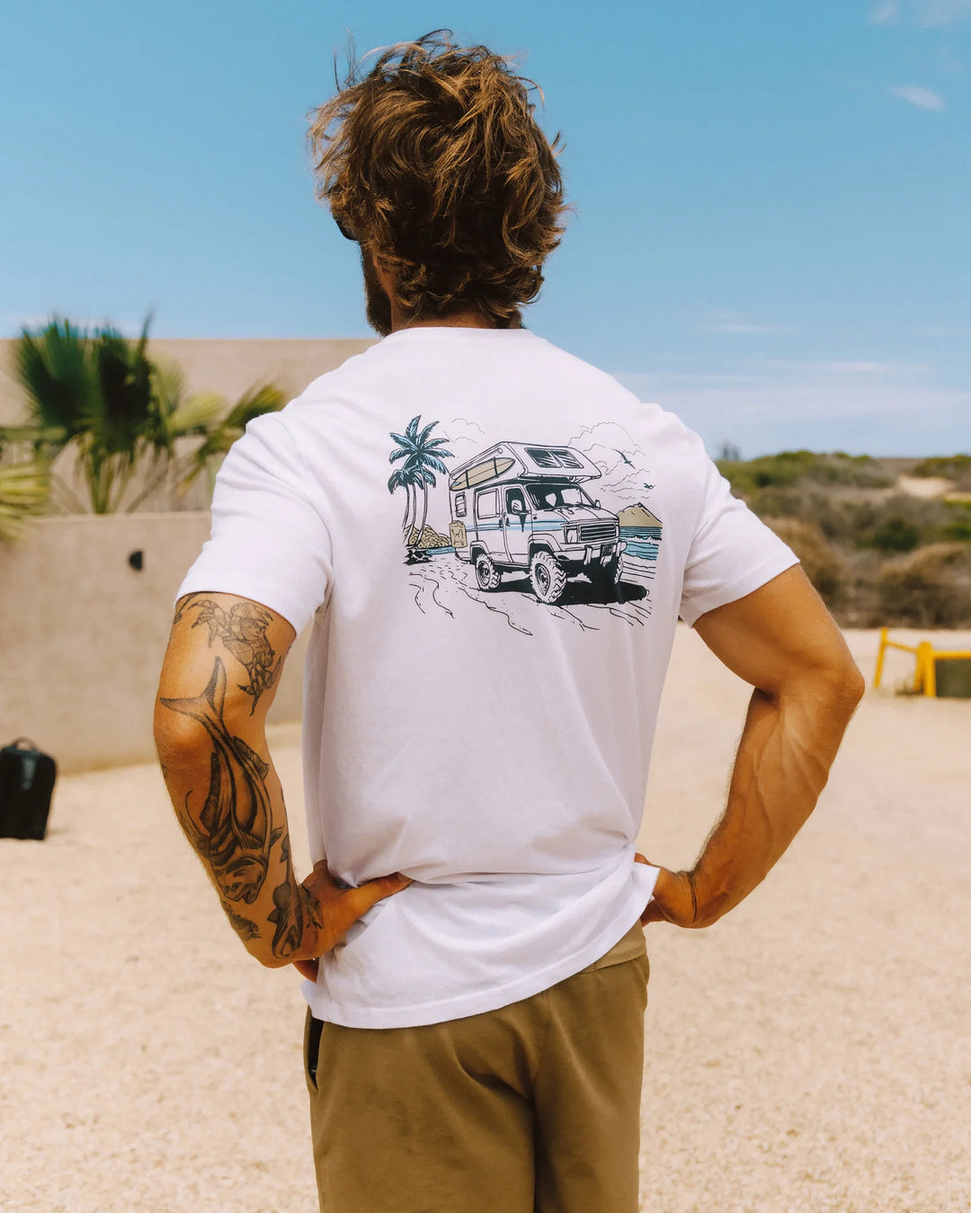 Free Fly Adventure Rig Tee: Bright White