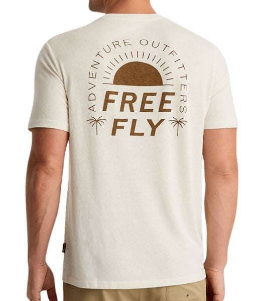 Free Fly Adventure Outfitters Tee: Heather Birch