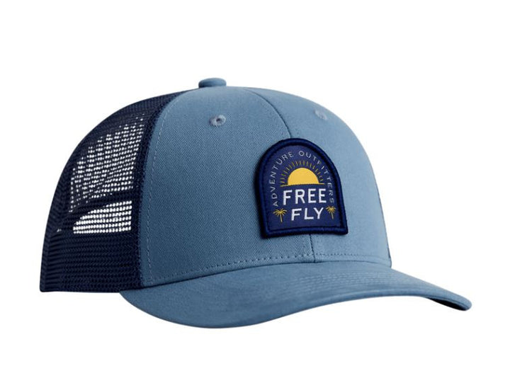 Free Fly Adventure Outfitters Trucker Hat: Blue Fog