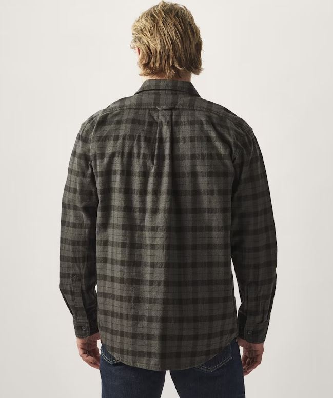 Filson Alaskan Guide Shirt: Heather Gray/Black Plaid