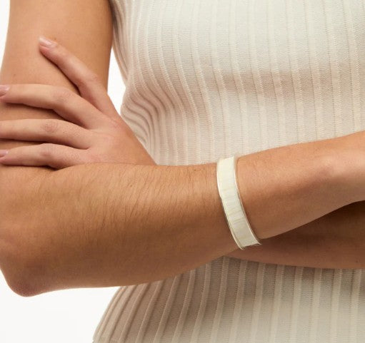 Brackish Alba Thin Cuff: Silver