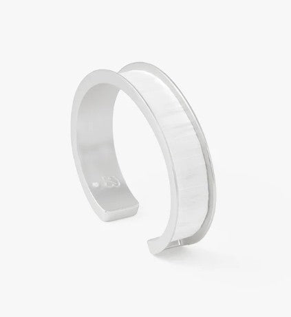 Brackish Alba Thin Cuff: Silver