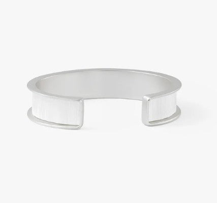 Brackish Alba Thin Cuff: Silver