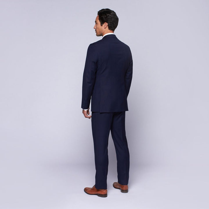 Prive by MaxMan American Blue Solid Suit