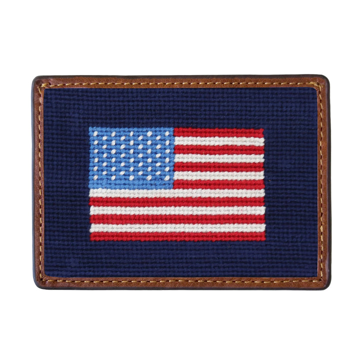 Smathers & Branson American Flag Credit Card Wallet: Navy