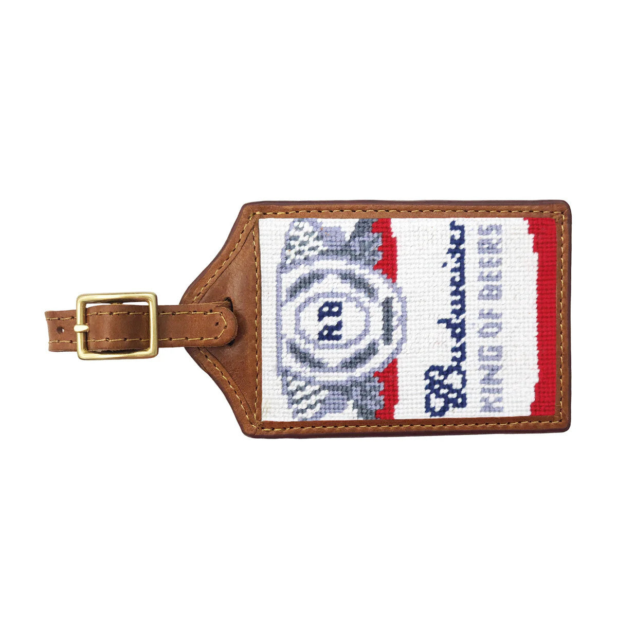 Smathers & Branson Needlepoint Luggage Tag