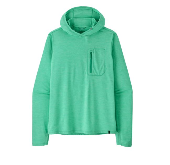 Patagonia M's Cap Cool Sun Hoody: Aqua Stone - Early Teal X-Dye