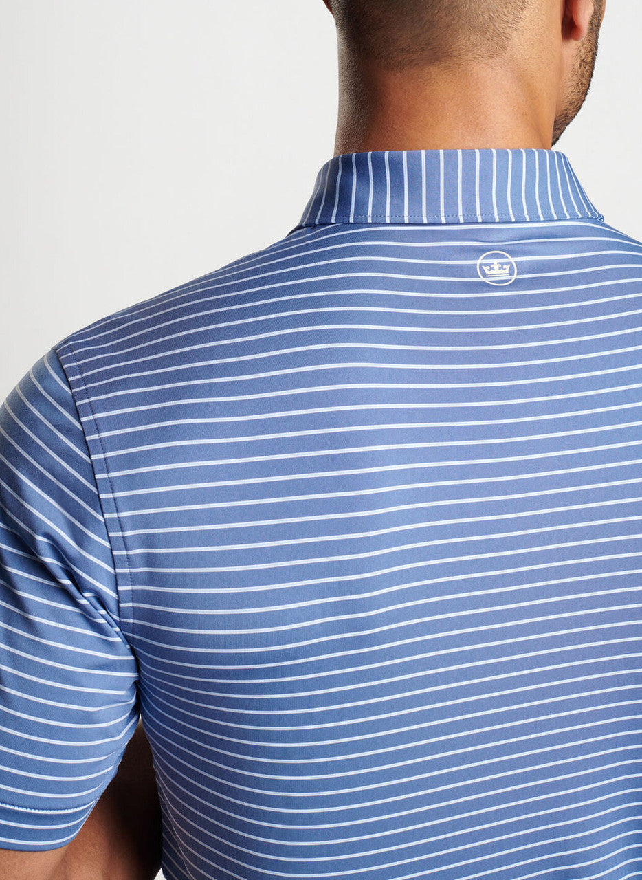 Peter Millar Drum Performance Polo: Astral Blue