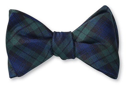 R Hanauer Black Watch Tartan Bow Tie