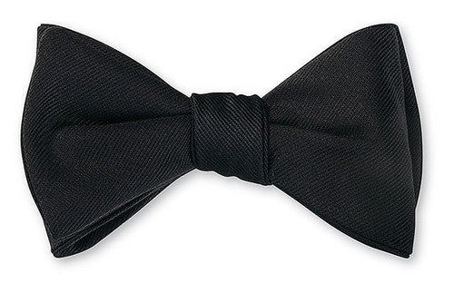 R. Hanauer Formal Black Faille Bow Tie