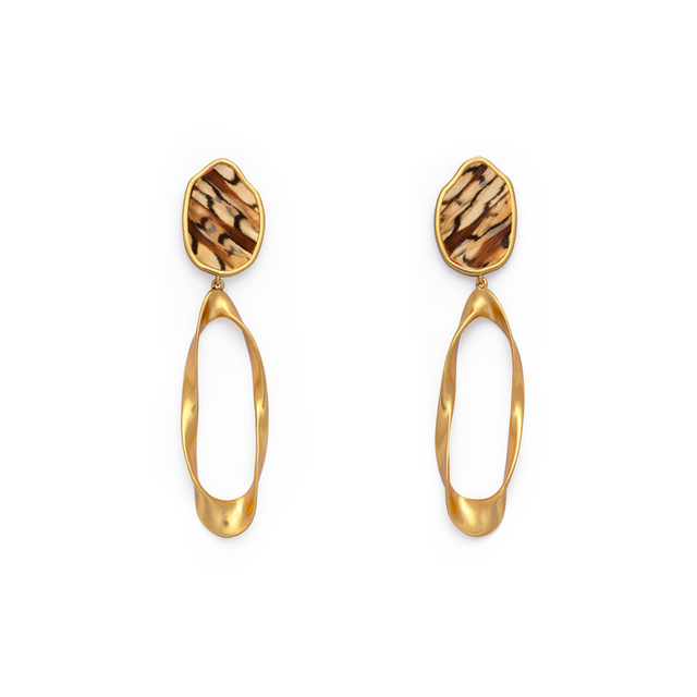 Brackish Drop Earring: Tracy