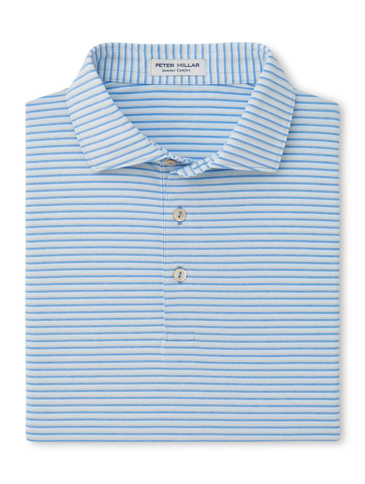 Peter Millar Brooks Performance Jersey Polo Lake Murray Dam Towers: Estate Blue