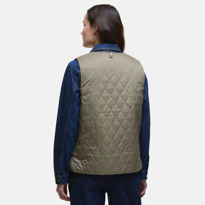 Barbour My Barbour Reversible Quilted Liner: Timberwolf/Marigold