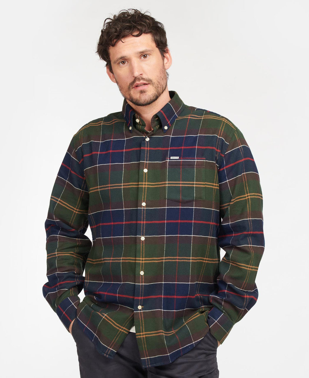 Barbour Mens Hogside Regular Fit Shirt: Classic Tartan