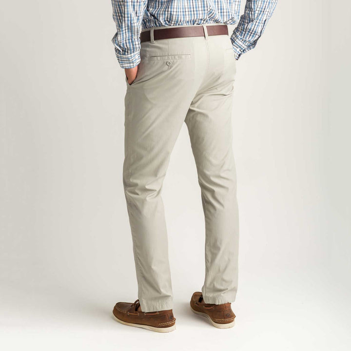 Duck Head Harbor Performance Chino: Limestone Grey