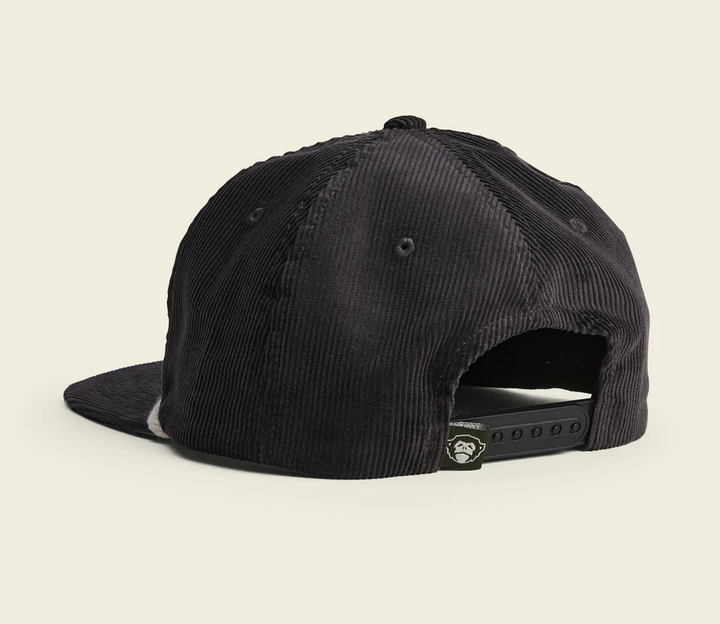 Howler Brothers Beach Club Snapback: Antique Black Corduroy