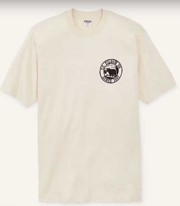 Filson Frontier Graphic T-Shirt: Natural/Bear