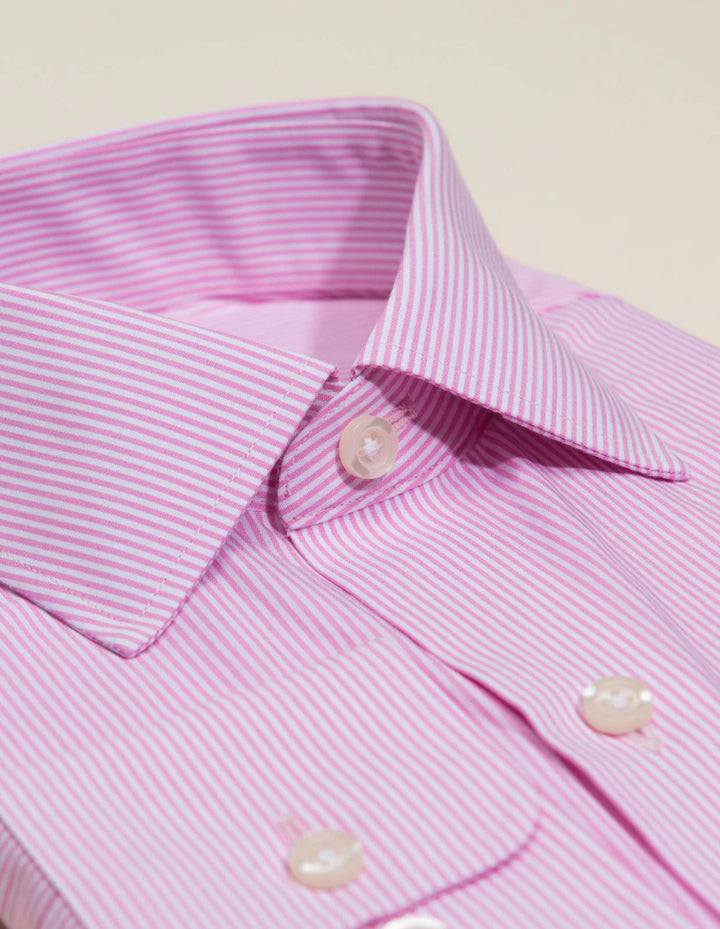 Stantt Pink Bengal Stripe Sport Shirt