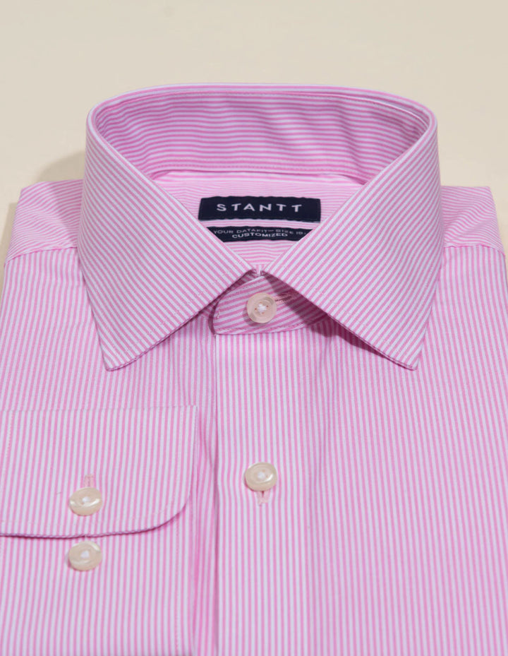 Stantt Pink Bengal Stripe Sport Shirt