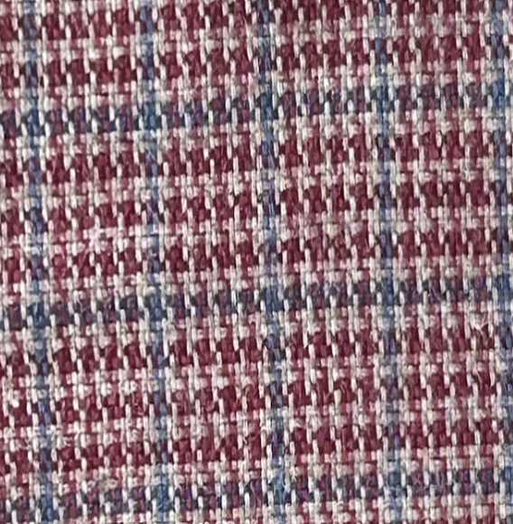 Stantt Ready To Wear Berry and Cobalt Overcheck Sport Shirt
