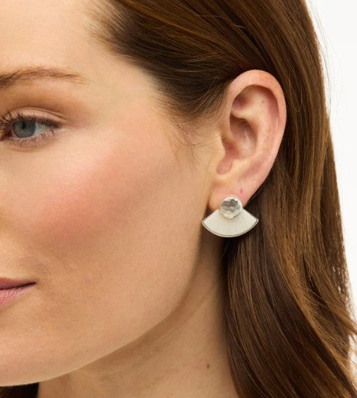 Brackish Bianca Stud Earring: Silver