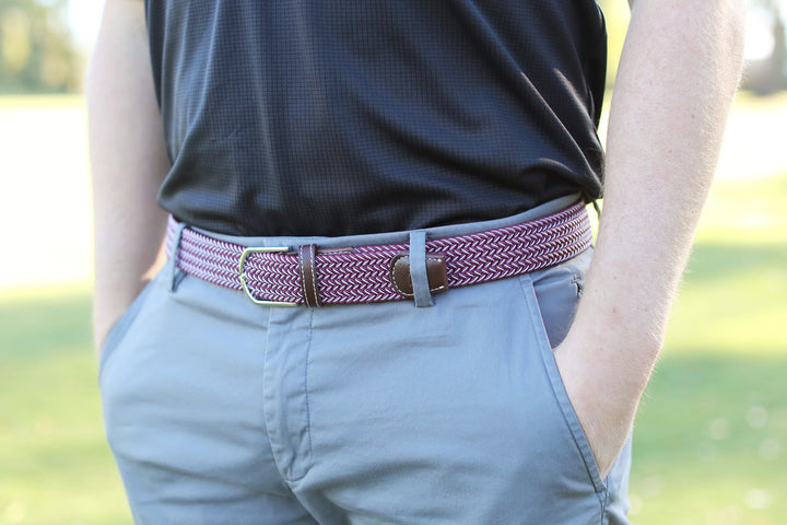 Roostas Woven Elastic Stretch Belt: The Biloxi