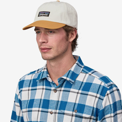 Patagonia P-6 Label Trad Cap: Birch White