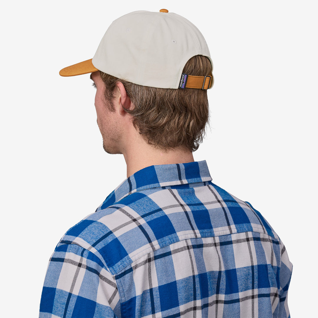 Patagonia P-6 Label Trad Cap: Birch White