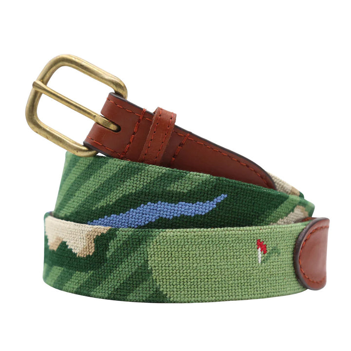 Smathers and Branson Needlepoint Belt: Birdseye Golf Belt