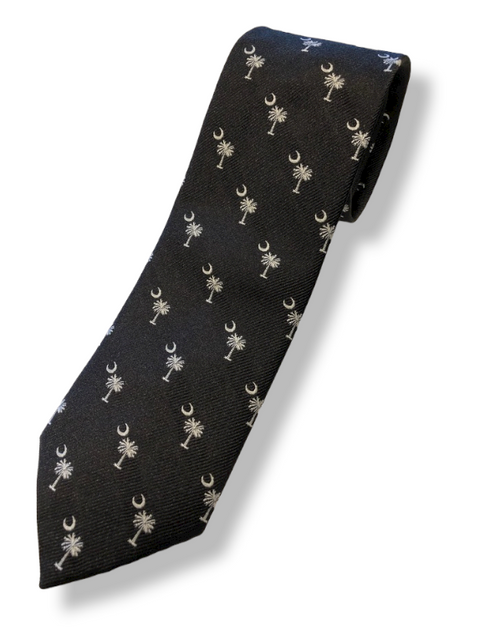 Craig Reagin Palmetto Woven Tie - Black