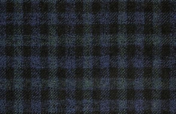 MaxDavoli by MaxMan Blue Plaid Soft Coat