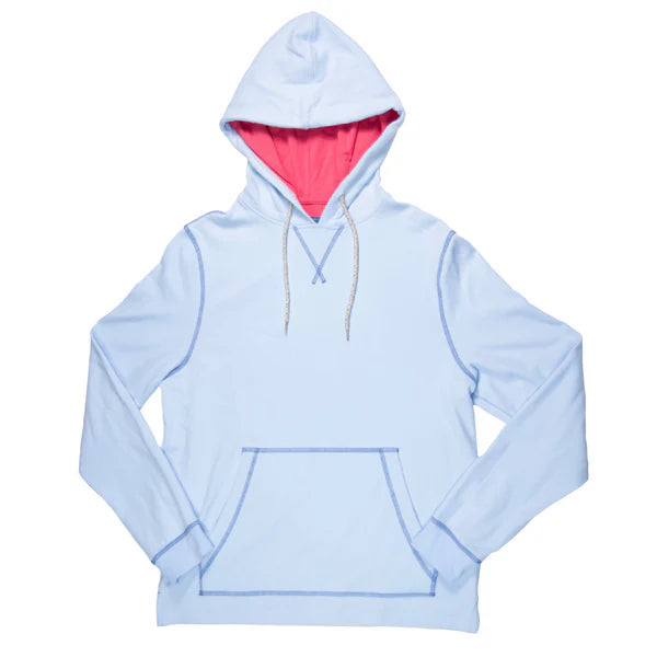 Michael's  Men's Fleece Hoodie: Blue Grey